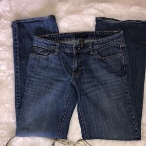 Banana Republic Womens Dark Wash Stretch Denim RN 54023 SZ 6 (Fits like 8) SOFT!